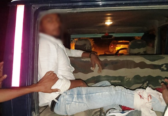 पुलिस मुठभेड़ में घायल हुआ शराब ठेकों पर लूटपाट करने वाला शातिर बदमाश, कब्जे से नगदी व असलहा बरामद