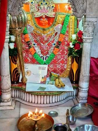 मंगलवार दर्शन (31/03/26) श्री दक्षिणमुखी हनुमान जी महाराज, सासनी गेट, हाथरस