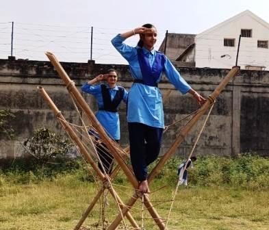 आरडी कॉलेज में रेंजर्स प्रवेश व निपुण शिविर का समापन, छात्राओं को प्रमाण-पत्र व मेडल प्रदान