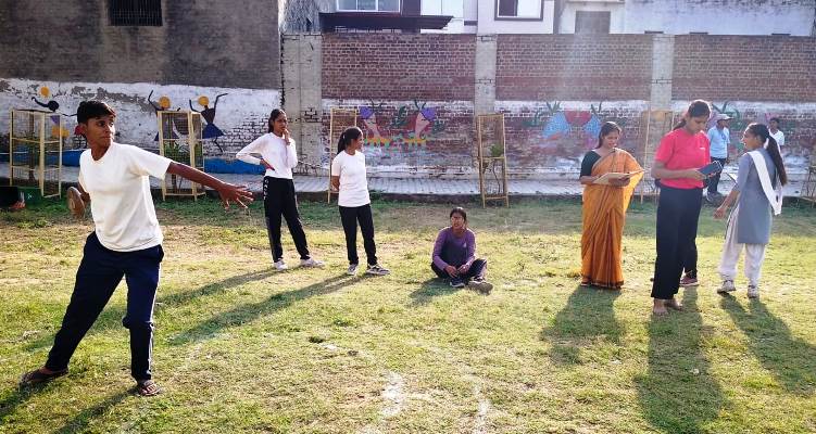 आरडी कन्या महाविद्यालय के खेल उत्सव कार्यक्रम का हुआ समापन, छात्राओं ने प्रतियोगिता में दिखाया दमखम