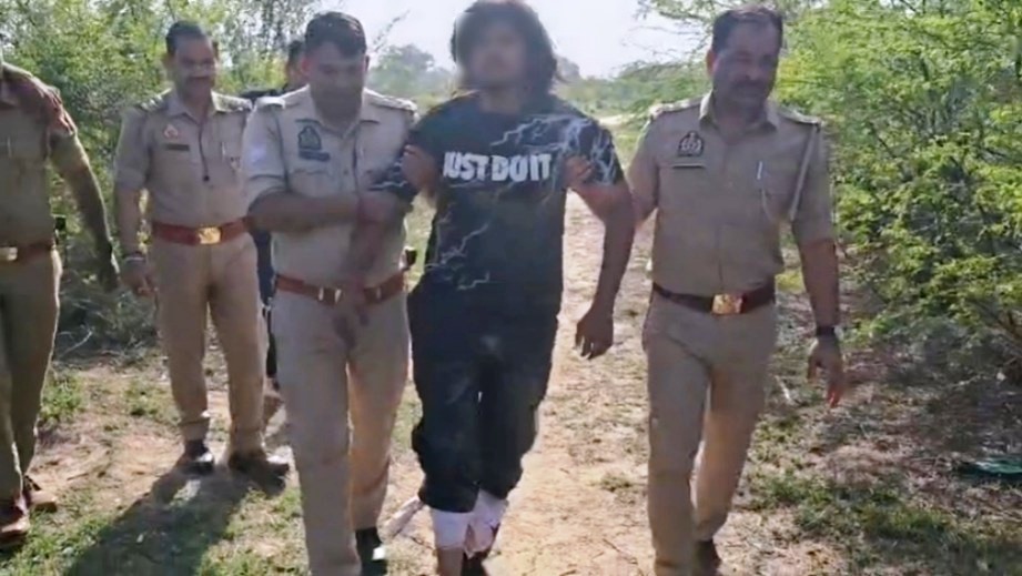 प्रॉपर्टी डीलर हत्याकांड का पुलिस ने किया खुलासा, मुठभेड़ में 25-25 हजार के दो इनामी बदमाश घायल, पैर में लगी गोली