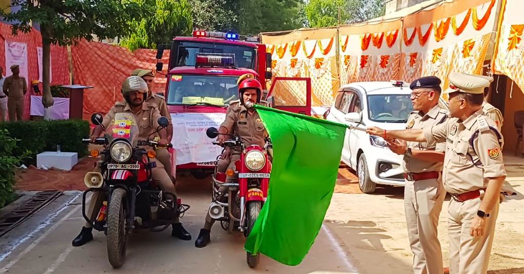 अग्निशमन स्मृति दिवस पर शहीदों को किया नमन, जागरूकता रैली को एएसपी ने दिखाई हरी झंडी