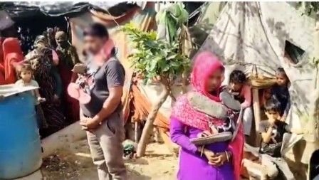 हाथरस में दंपत्ति को पहनाई जूतों की माला, धर्म परिवर्तन के शक में सामाजिक बहिष्कार की घोषणा, पिता और भाई हिरासत में