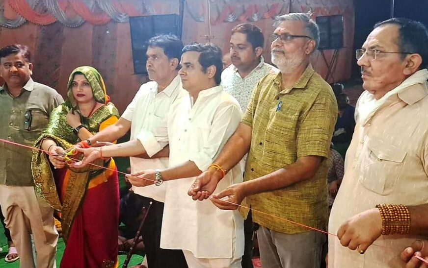 गाँव जरौली में भव्य रामलीला मैदान का हुआ लोकार्पण, समाजसेवी डॉ. विकास शर्मा रहे मौजूद