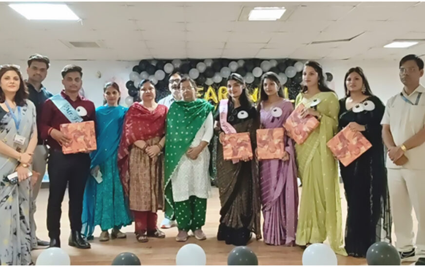 मंगलायतन विश्वविद्यालय : आईईआर विभाग में धूमधाम से आयोजित हुई फेयरवेल पार्टी