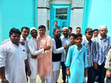 हसायन : ईद उल अजहा की नमाज अदा कर मुल्क में अमन ओ चैन की मांगी अल्लाह से दुआऐं