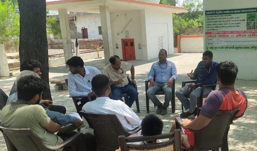 हसायन : किसानों को सिखाए उन्नत खेती के गुर, संतुलित उर्वरक उपयोग पर दिया जोर