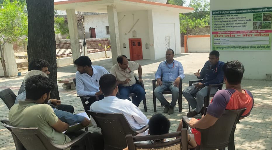 हसायन : किसानों को सिखाए उन्नत खेती के गुर, संतुलित उर्वरक उपयोग पर दिया जोर