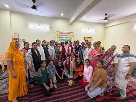 महिला पतंजलि योग समिति द्वारा निःशुल्क योग शिविर का तीसरा दिन संपन्न
