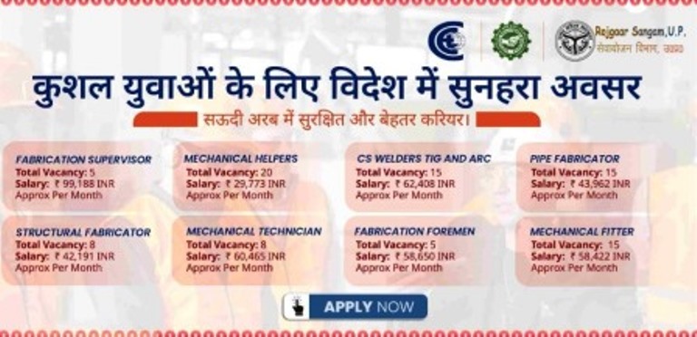 रोजगार संगम पोर्टल पर युवाओं के लिए विदेश में नौकरी का सुनहरा अवसर, सऊदी अरब और जर्मनी में भर्ती शुरू
