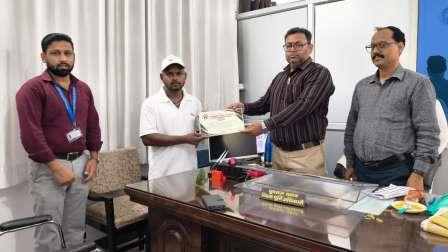 मेरा युवा भारत और जिला पूर्ति विभाग के संयुक्त प्रशिक्षण का समापन, प्रतिभागियों को दिए गए प्रमाण पत्र