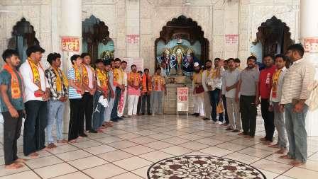 मैनपुरी में बजरंग दल का शौर्य प्रशिक्षण वर्ग प्रारंभ शुरू, हाथरस से 24 कार्यकर्ता रवाना हुए