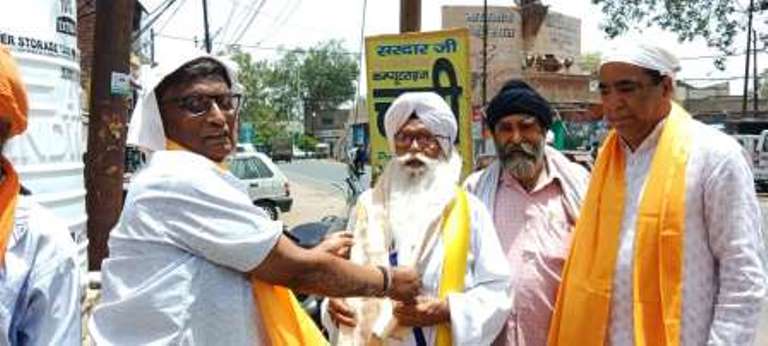 समाज कल्याण एवं शांति संगठन ने लगाई ठंडे पानी की प्याऊ