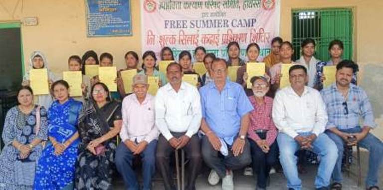 निशुल्क सिलाई-कढ़ाई प्रशिक्षण कार्यक्रम का शुभारंभ, महिलाओं को आत्मनिर्भर बनाने पर जोर
