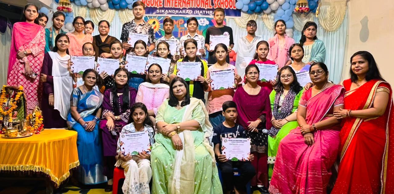 सिकंदराराऊ : टैगोर इंटरनेशनल स्कूल में समर कैंप-2026 का हुआ भव्य समापन, प्रतिभागियों को प्रमाण-पत्र देकर किया सम्मानित