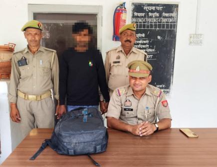 समरसेबल का तार चोरी करने वाला आरोपी गिरफ्तार, चोरी का माल बरामद