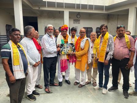 प्रदेश उपाध्यक्ष बनने पर अवधेश पंडा का हुआ भव्य स्वागत, टेंट व्यापारियों ने जताई खुशी