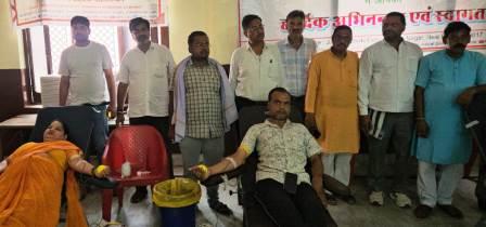 200 यूनिट रक्त संग्रह के साथ संपन्न हुआ एडीएचआर का विशाल रक्तदान शिविर