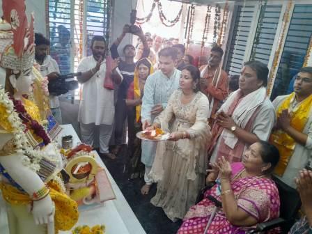 सादाबाद : धूमधाम से बिराजे प्रभु राम, भ्राता लक्ष्मण और माता सीता  मीठा कुआं हनुमान जी महाराज मंदिर पर आयोजित हुआ प्राण प्रतिष्ठा महोत्सव