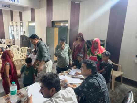 हसायन : दिव्यांग छात्र छात्राओ का स्वास्थ्य परीक्षण कर दिव्यांगता मापन कार्य कर प्रमाण पत्र के लिए किया चिन्हांकन, पंजीकृत बाइस छात्र छात्राओ में बीस छात्र छात्राओ का चयन,दो छात्रों का मापन किए बिना ही दी खानपान की सलाह