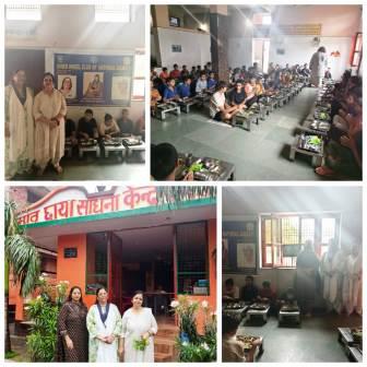 इनरव्हील क्लब ऑफ हाथरस जागृति ने मातृ छाया साधना केंद्र में बच्चों संग बांटी खुशियां