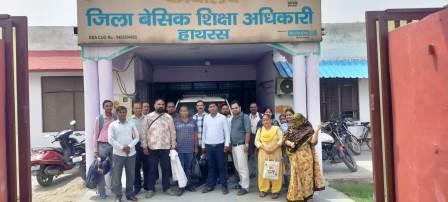 शिक्षकों की समस्याओं को लेकर अटेवा प्रतिनिधिमंडल ने बीएसए से की मुलाकात, समायोजन प्रक्रिया में सुधार की उठाई मांग