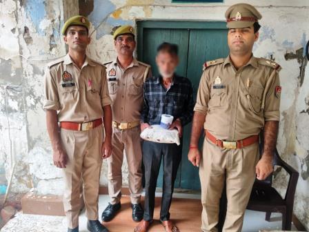 पुलिस ने 673 ग्राम गांजे के साथ शातिर गिरफ्तार किया