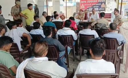 हसायन : श्रावण मास में निर्धारित डिसेबल में ही बजाए साउंड सिस्टम, तहसीलदार ने दिए बैठक में निर्देश