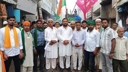 हसायन : ईद मिलादुन्नबी के पर्व पर निकाला गया जुलूस