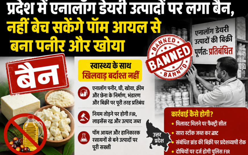 दूध के नाम पर नकली उत्पाद बेचने वालों पर शिकंजा, पनीर-खोया जब्त कर होगा नष्ट, नकली पनीर-खोया बेचने पर होगी FIR, यूपी सरकार ने कसी नकेल