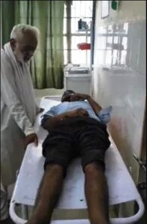 सासनी : तेज रफ्तार अज्ञात वाहन ने बाइक सवार युवक को मारी टक्कर, गंभीर घायल