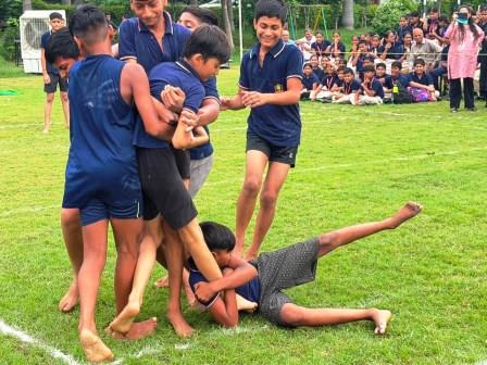 एबीजी गुरुकुलम में इंट्राम्यूरल कबड्डी प्रतियोगिता का सफल आयोजन