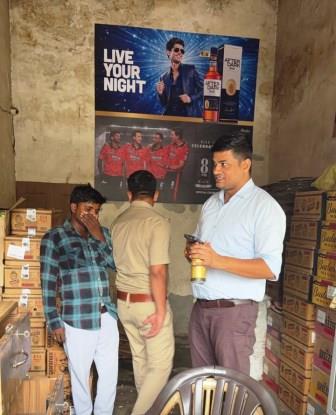 आबकारी विभाग ने शराब की दुकानों और ढाबों पर चलाया सघन चेकिंग अभियान