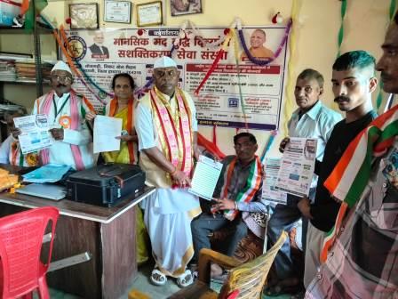 सासनी : भोजगढ़ी स्थित दिव्यांग सशक्तीकरण सेवा संस्था में मनाया गया स्वतंत्रता दिवस