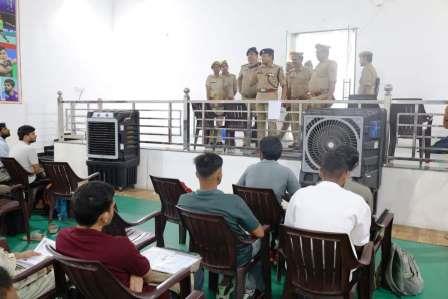 पुलिस भर्ती के शारीरिक परीक्षण केंद्र का एसपी ने किया निरीक्षण, दिए जरूरी निर्देश