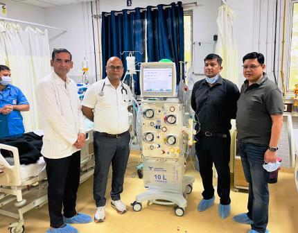 केडी हॉस्पिटल में किडनी पीड़ितों को मिली सीआरआरटी मशीन की सौगात, मथुरा जनपद की पहली मशीन आईसीयू में भर्ती मरीजों के लिए होगी वरदान
