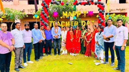 श्री बजरंग इंटर कॉलेज में धूमधाम से मनाया गया शिक्षक दिवस
