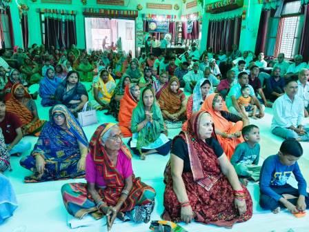 कृपाल आश्रम में आध्यात्मिक सत्संग, गुरु और आत्मा के संबंध पर हुआ चिंतन