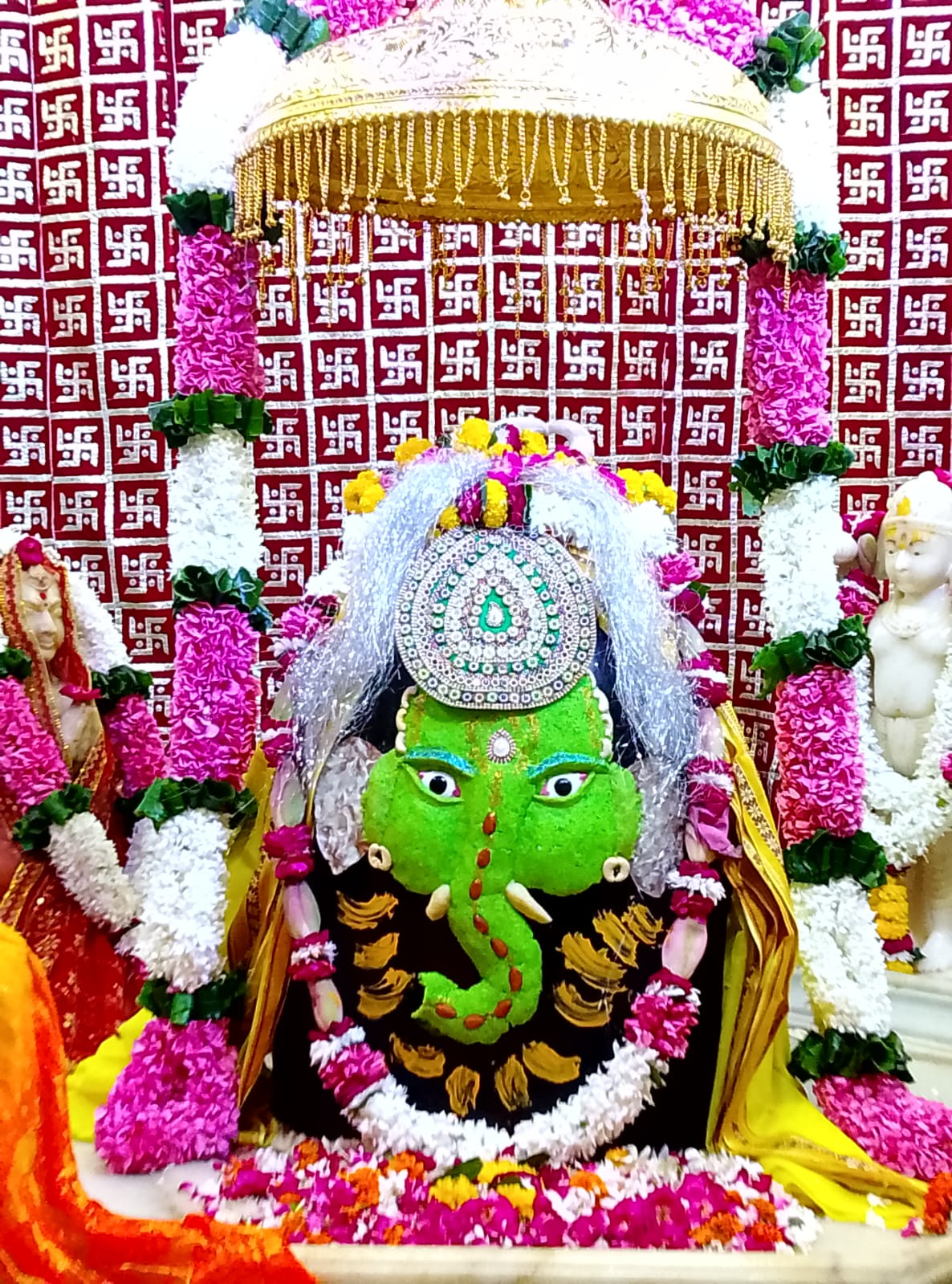 गणेश चतुर्थी (14/09/26) दर्शन श्री गणेश जी महाराज हरीपर्वत, तरफरा रोड हाथरस