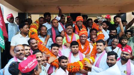 पाल-बघेल समाज के सम्मेलन में सपा ने भाजपा सरकार पर साधा निशाना, रामनारायण काके को प्रत्याशी घोषित किए जाने पर हुआ भव्य स्वागत