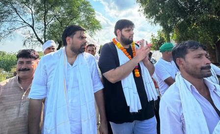 सादाबाद : जय रालोद के नारों से गूंजा मई, रालोद की स्वाभिमान सम्मान पदयात्रा चौथे दिन पहुंची मई