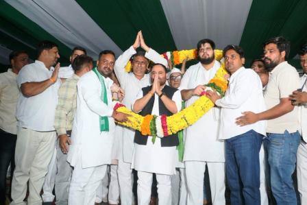 स्वाभिमान सम्मान पदयात्रा के प्रथम चरण का करील में भव्य समापन, उमड़ा जनसैलाब