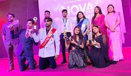 मंगलायतन विश्वविद्यालय : हिमांशु मिस्टर फ्रेशर और हंसिका चुनी गई मिस फ्रेशर