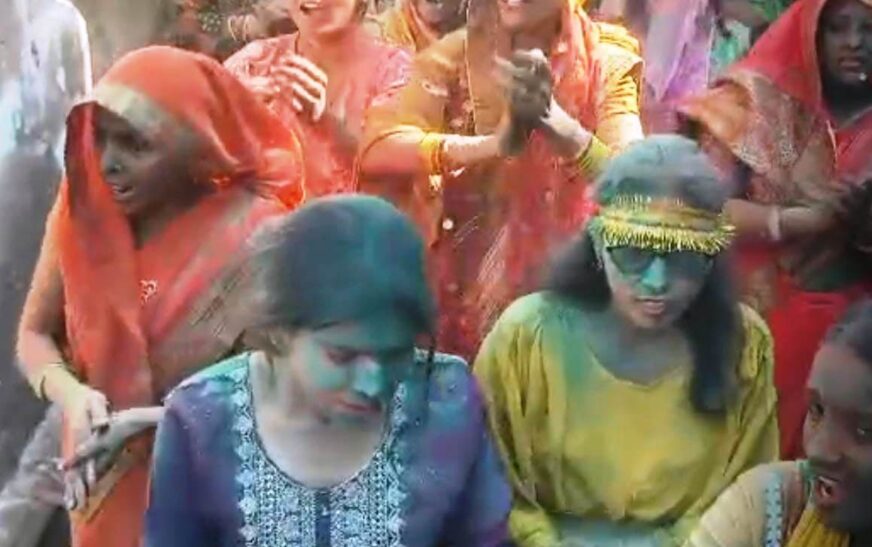 हसायन : महामाई को नौ दिन के बाद दी विदाई विसर्जन शोभायात्रा में गूंजे महामाई के जयकारे