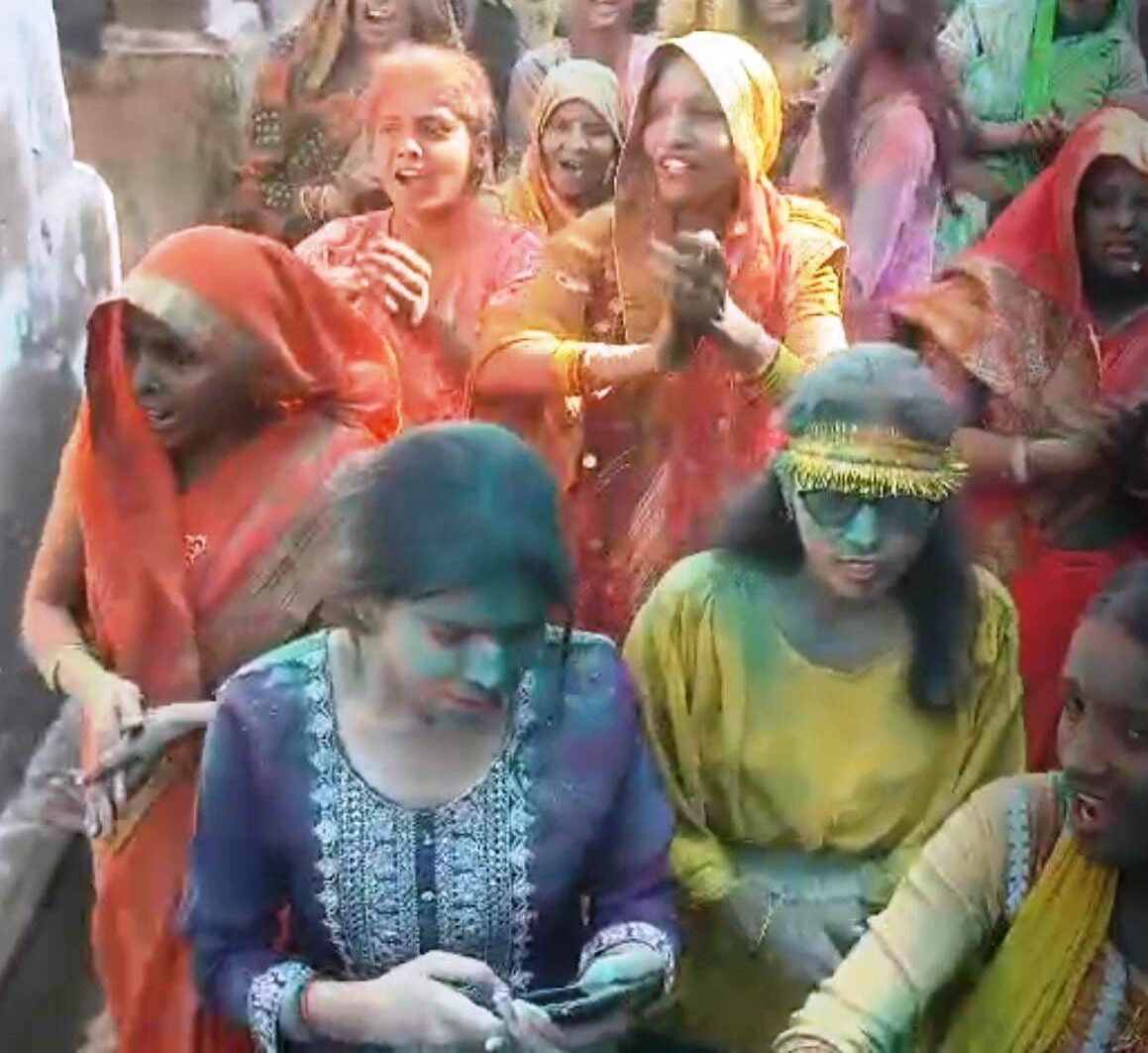 हसायन : महामाई को नौ दिन के बाद दी विदाई विसर्जन शोभायात्रा में गूंजे महामाई के जयकारे
