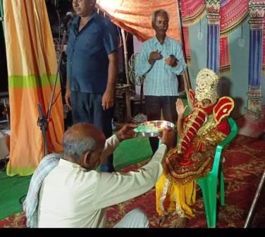 हसायन : गणपति गणेश पूजन के साथ श्रीराम लीला प्रारंभ, कानऊ में आयोजित हुई श्रीरामलीला