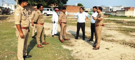 दशहरा से पहले रावण दहन स्थल का निरीक्षण, सीओ सिटी और एसडीएम सदर ने परखी तैयारियां, भीड़ नियंत्रण व अग्निशमन व्यवस्था का लिया जायजा