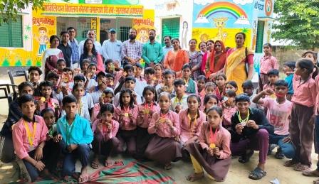खेलकूद प्रतियोगिता का भव्य आयोजन, 10 विद्यालयों के विद्यार्थियों ने दिखाया दमखम