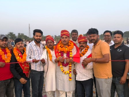 कुश्ती दंगल का उद्घाटन भाजपा नेता ने किया
